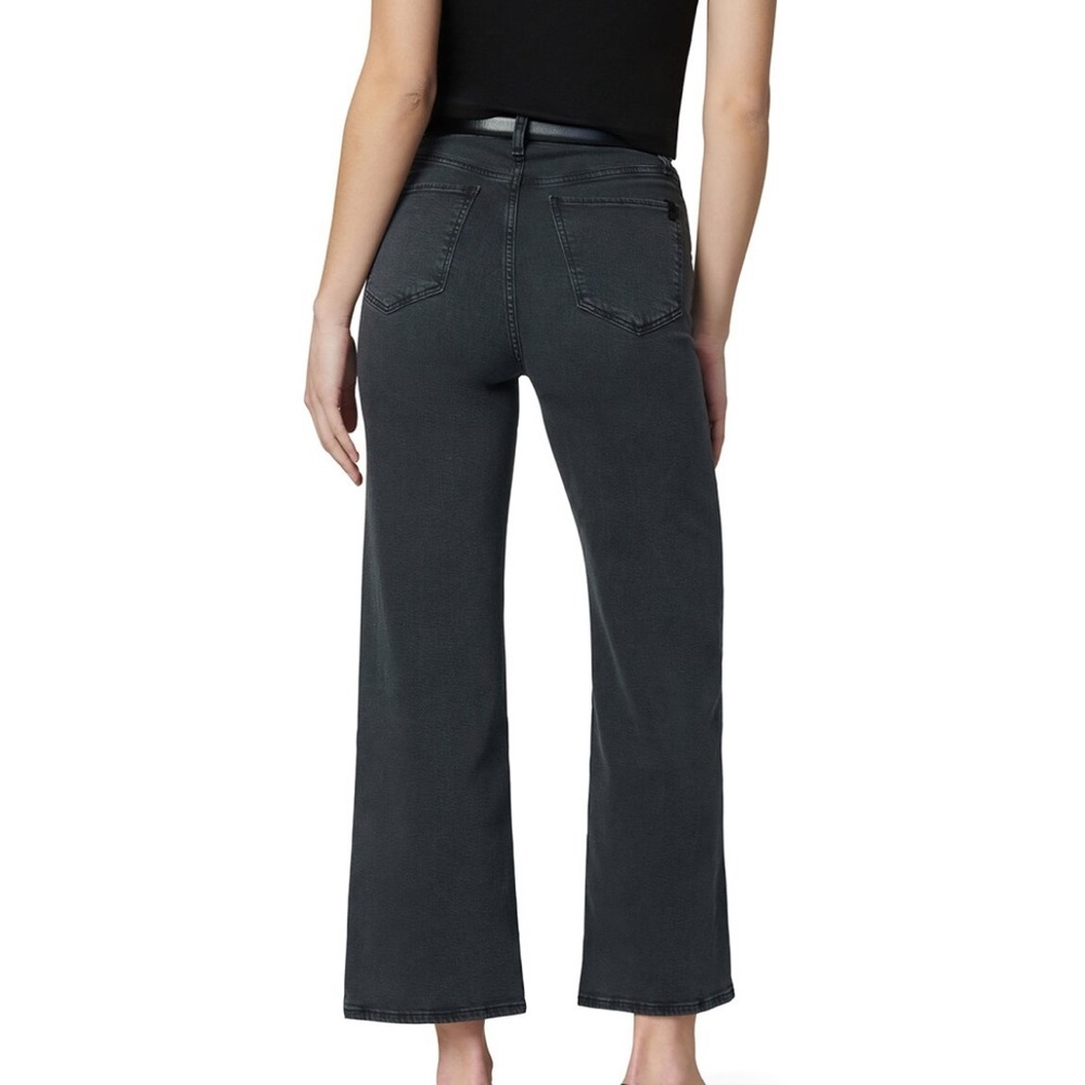 JOE'S Jeans The Mia High Rise Wide Leg Ankle Black Cat Jean Size 32 - Picture 2 of 11